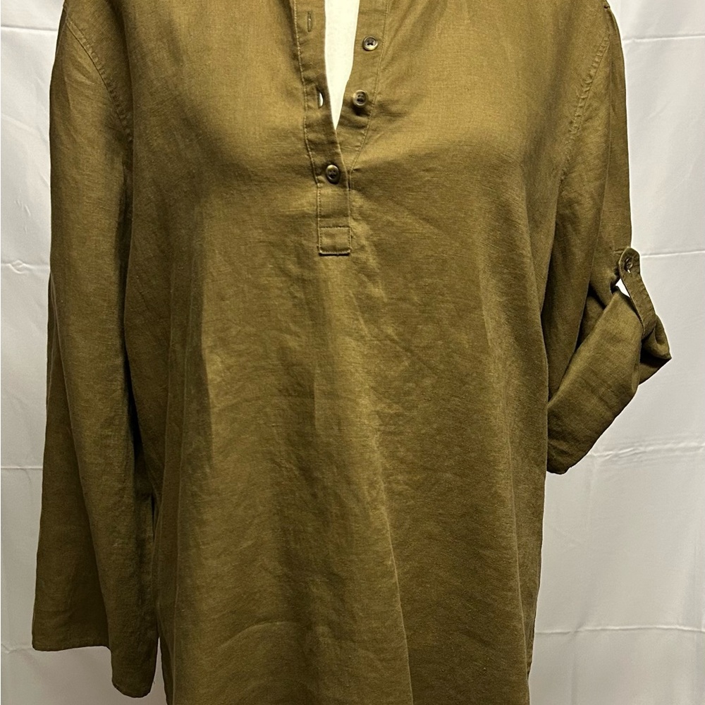 Ralph Lauren Green Casual Button Down Shirt